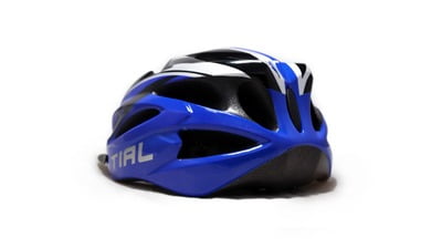 TIAL Bicycle Helmet  Colour : White Blue Silver
