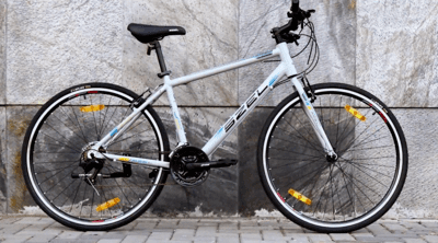 SZEL ZIRIZ Alloy Hybrid Bike - Colour: Silver Grey
