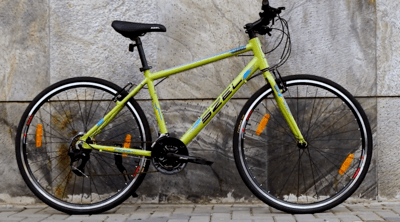 SZEL ZIRIZ Alloy Hybrid Bike - Colour: Mustard Yellow