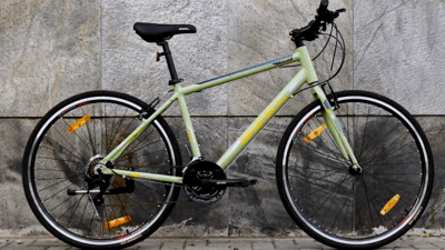 SZEL ZIRIZ Alloy Hybrid Bike - Colour: Olive Green