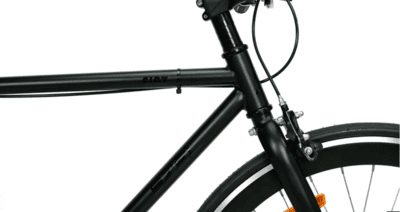 SZEL EINZ Steel Fixie Single Speed Bike - Colour : Matt Black