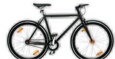 SZEL EINZ Steel Fixie Single Speed Bike - Colour : Matt Black