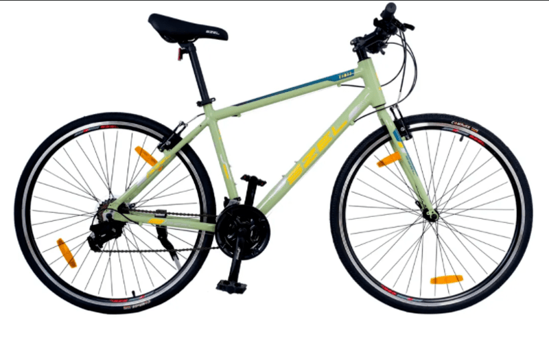 SZEL ZIRIZ Alloy Hybrid Bike - Colour: Olive Green SZEL ZIRIZ Alloy Hybrid Bike - Colour: Olive Green