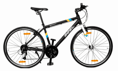 SZEL GRAFIT Alloy Hybrid Bike - Colour : Matt Black