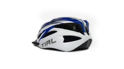 TIAL Bicycle Helmet  Colour : White Blue Black