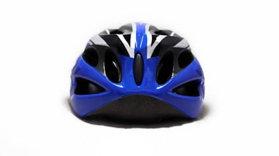 TIAL Bicycle Helmet  Colour : White Blue Silver