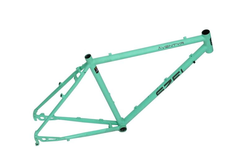 SZEL AVENTYR Reynolds Chromoly Steel Bike Frame - Colour: Pale Green