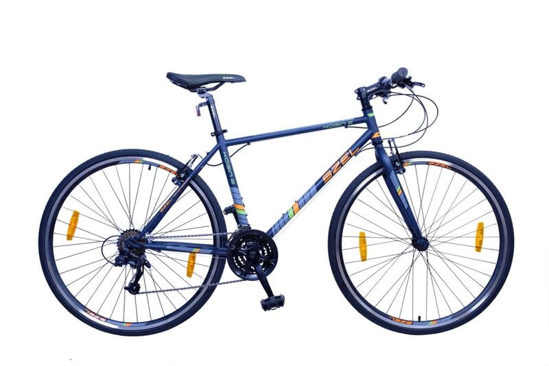 SZEL KOGIN E 700c Steel Hybrid Bike - Colour: Grey